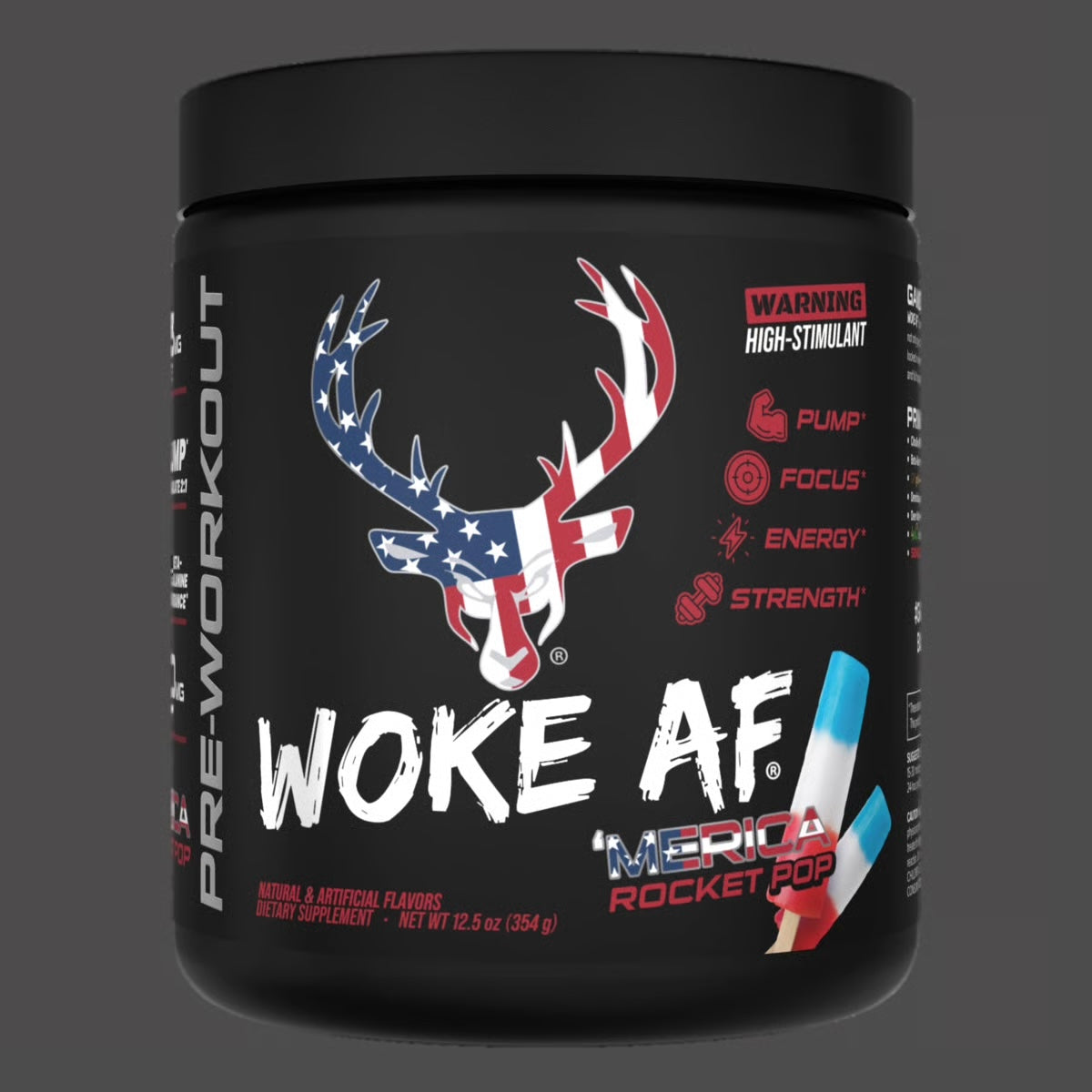 Bucked Up Pre Entreno Woke Af 30 Servicios Merica Rocket Pop