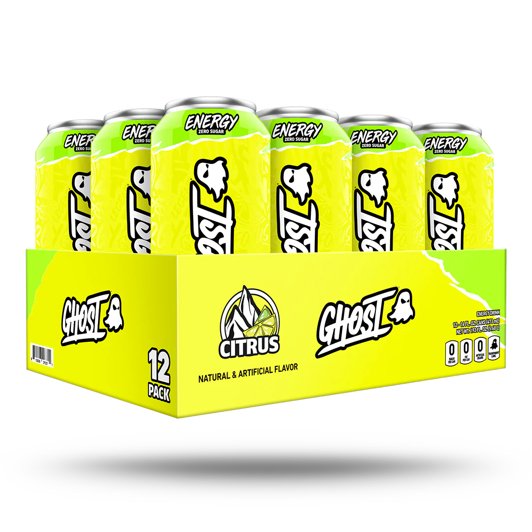 Ghost Energy Drink 16Oz 12 Pack citrus