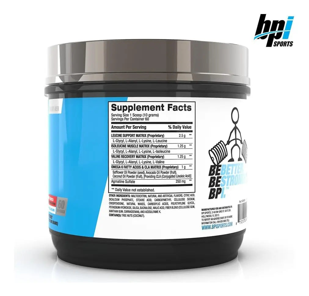 BPI Sports BEST BCAA 60 Servicios Informacion Nutricional