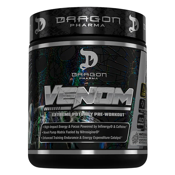 Dragon Pharma Venom Pre Entreno 40 Servicios white dragon