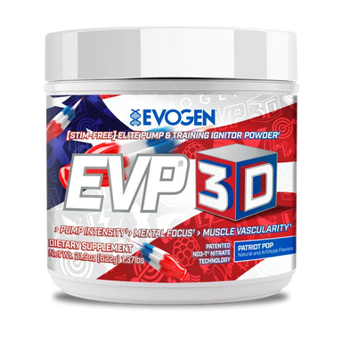 Evogen Evp 3D Stim Free Pre Entreno 40 Servicios patriot pop