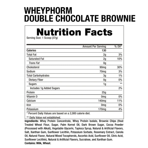 Dragon Pharma Proteina Wheyphorm 2lbs 23 Servicios Informacion nutricional