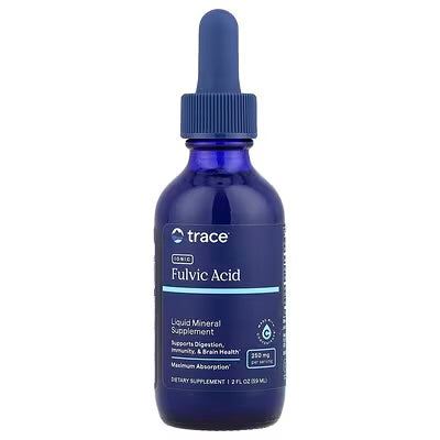 Trace Minerals Fulvic Acid 250mg 59ml