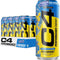 Cellucor C4 Energy Drink 16oz 12 Pack Jolly Rancher blue razz