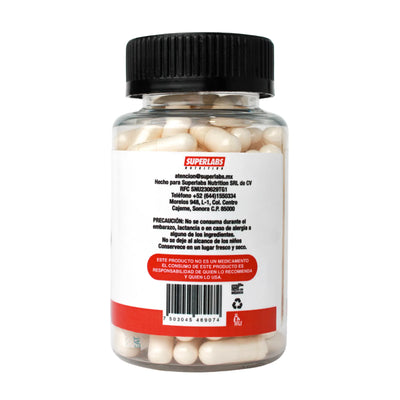 Superlabs Nutrition Vinagre de Manzana 500 mg 100 Capsulas Portada 1