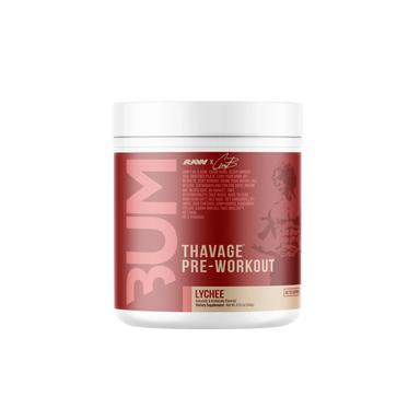 Raw Nutrition Bum Thavage Pre Entreno 40 Servicios lychee