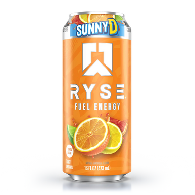 Ryse Fuel Energy Drink 12 Pack Sunny D Sabor Tangy Original