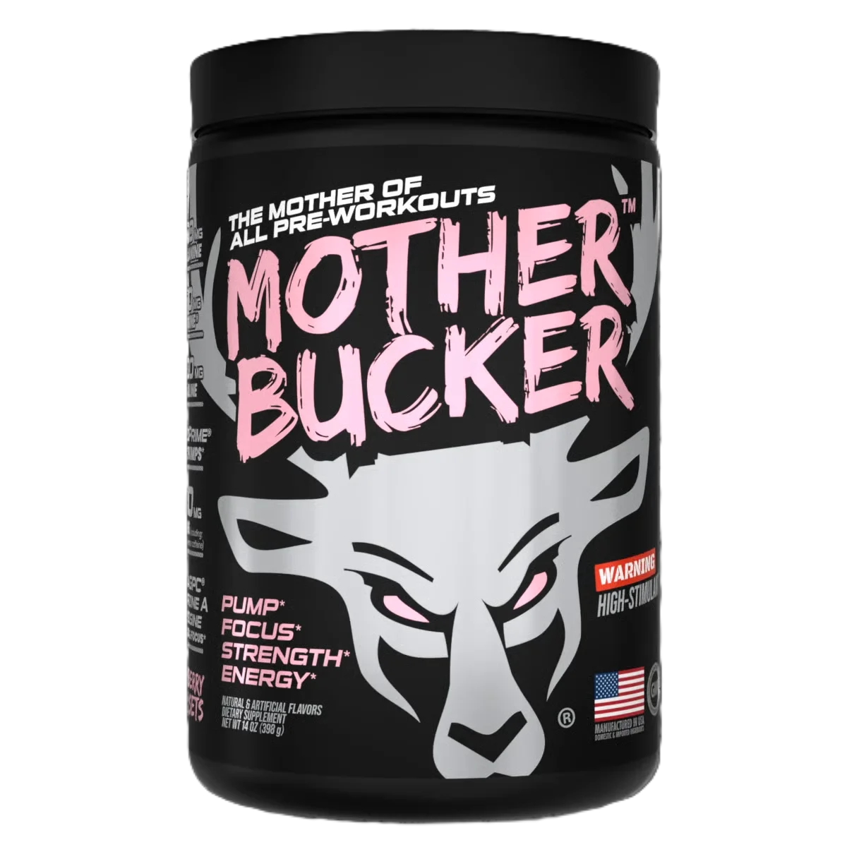 Bucked Up Mother Bucker Pre Entreno 20 Servicios Strawberry super sets