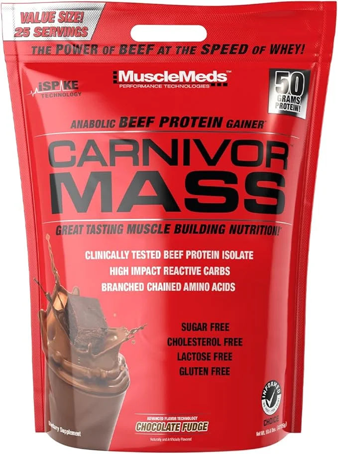 Musclemeds Proteina Carnivor Mass 10lbs chocolate
