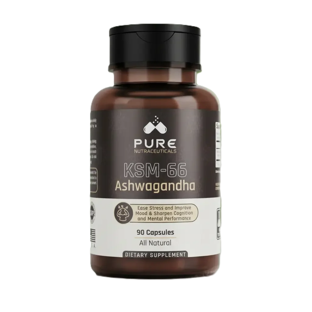Pure Nutraceuticals KSM-66 90 Capsulas