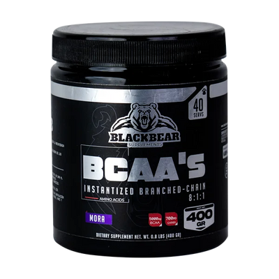 BlackBear BCAA'S 400 Gr 40 Serv Mora