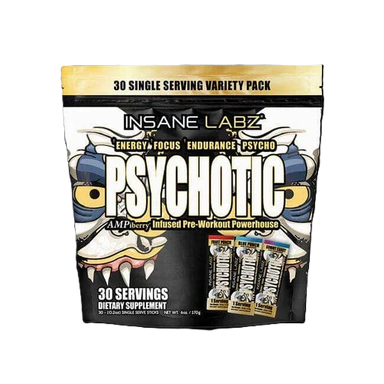 INSANE PSYCHOTIC GOLD 30 STICKS SERV VARIEDAD SABORES BOLSA