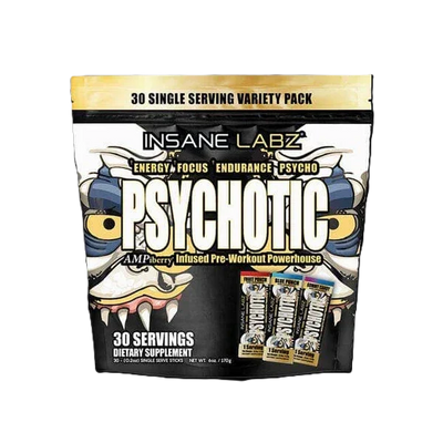 INSANE PSYCHOTIC GOLD 30 STICKS SERV VARIEDAD SABORES BOLSA