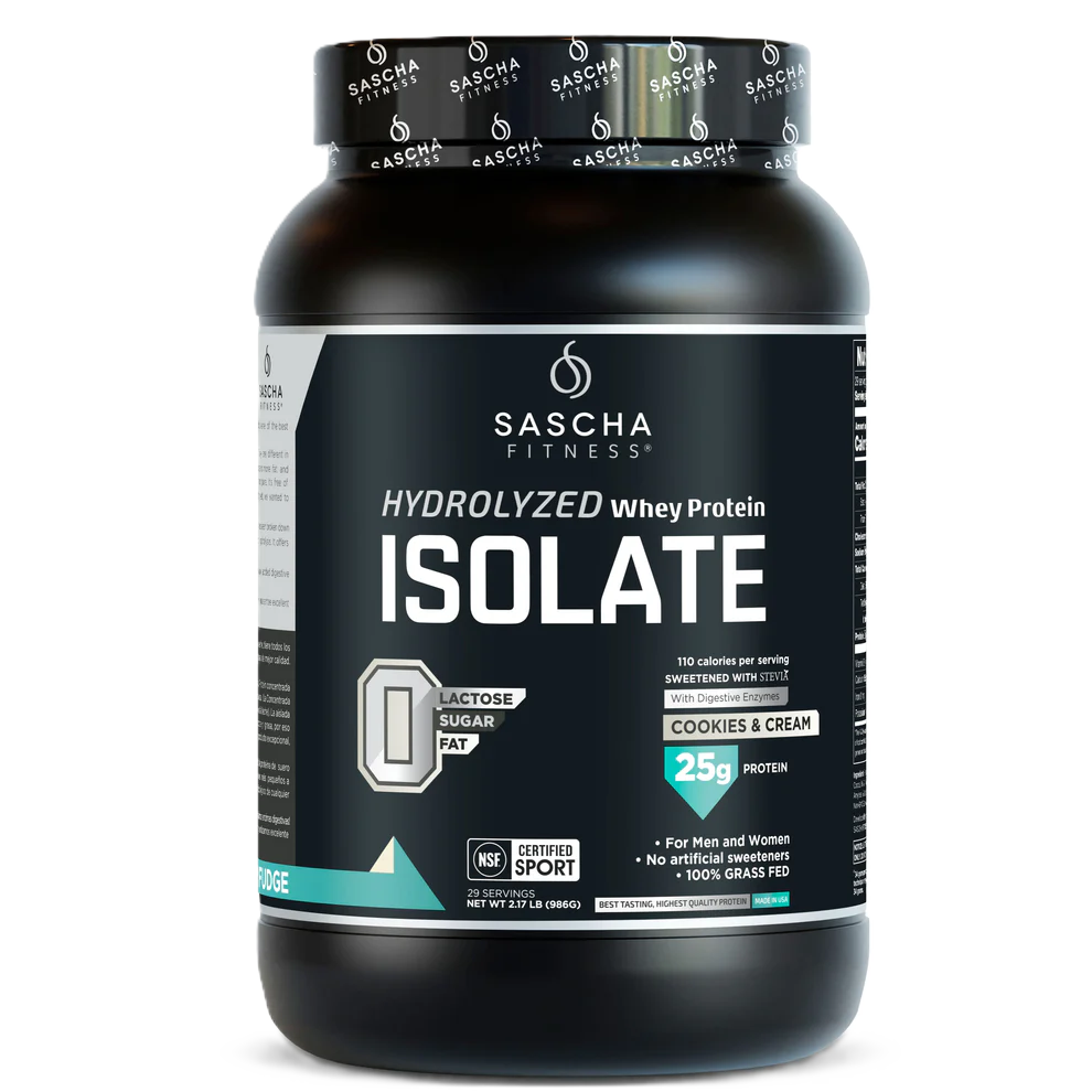 Sascha Fitness Proteina Isolate 2 Lbs 28 Servicios cookies and cream