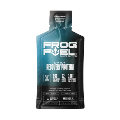Frog Fuel Power Protein Collagen Protein Caffein Free 24 shots Berry Flavor