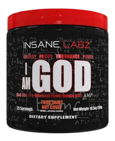 Insane Labz I Am God Pre Entreno 25 Servicios thou shalt not covet