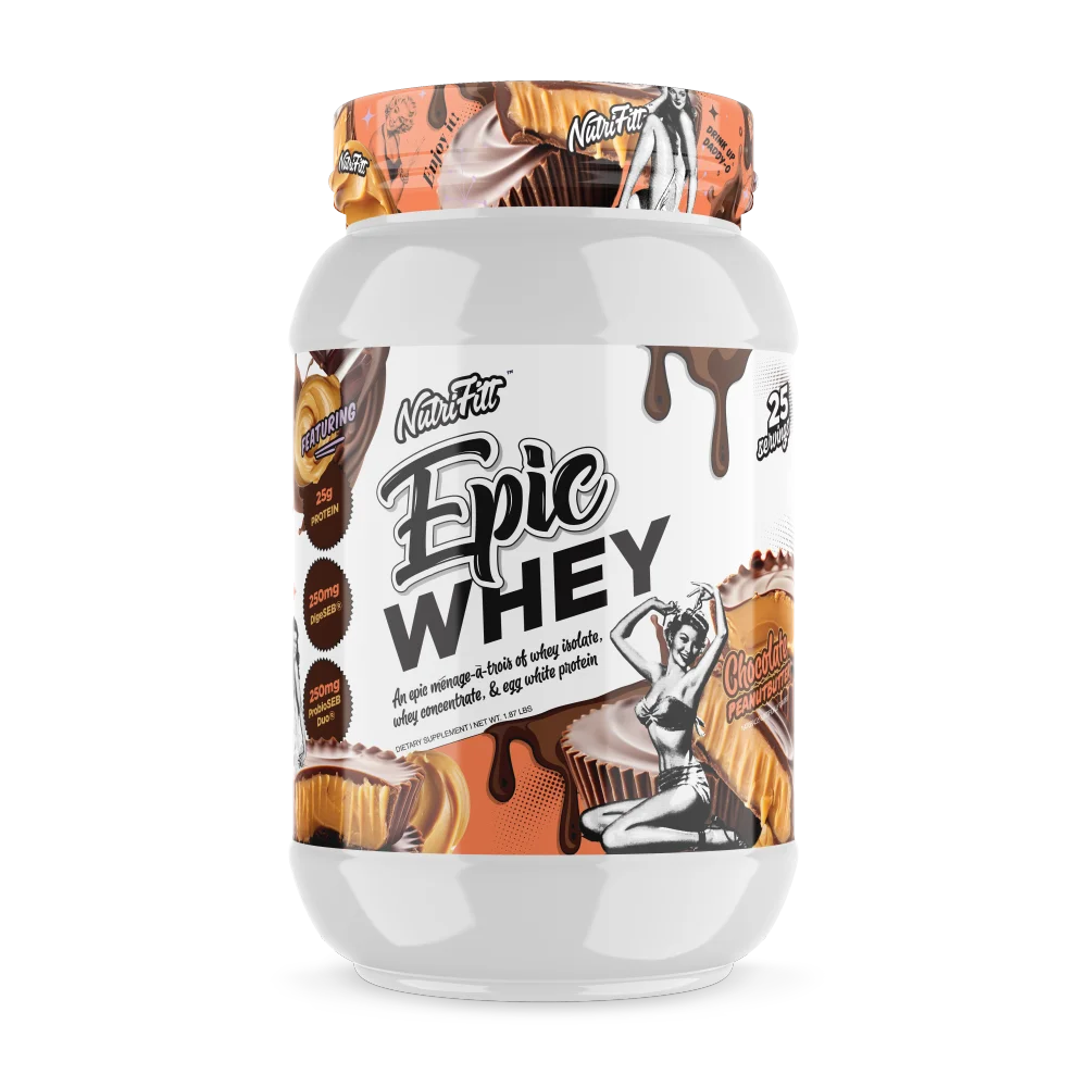 Nutrifitt epic whey 1.73lbrs 25servicios Proteina Chocolate peanut butter