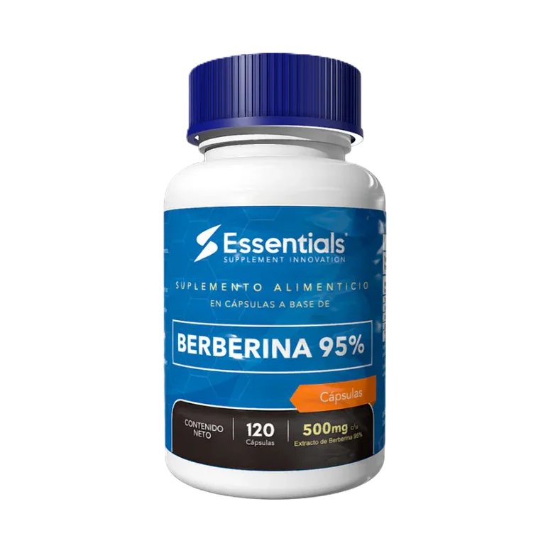 Essentials Berberina 95% 500mg 120 Capsulas