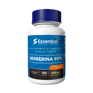Essentials Berberina 95% 500mg 120 Capsulas