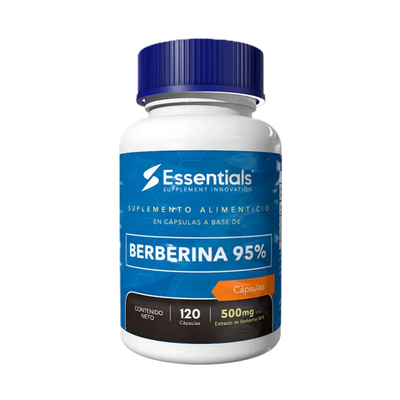 Essentials Berberina 95% 500mg 120 Capsulas