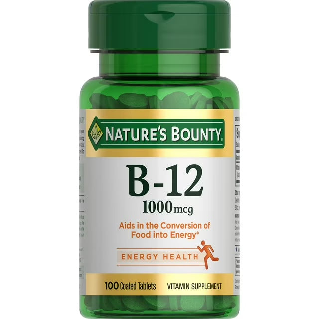 Nature's Bounty B-12 1000mcg 100 tabletas