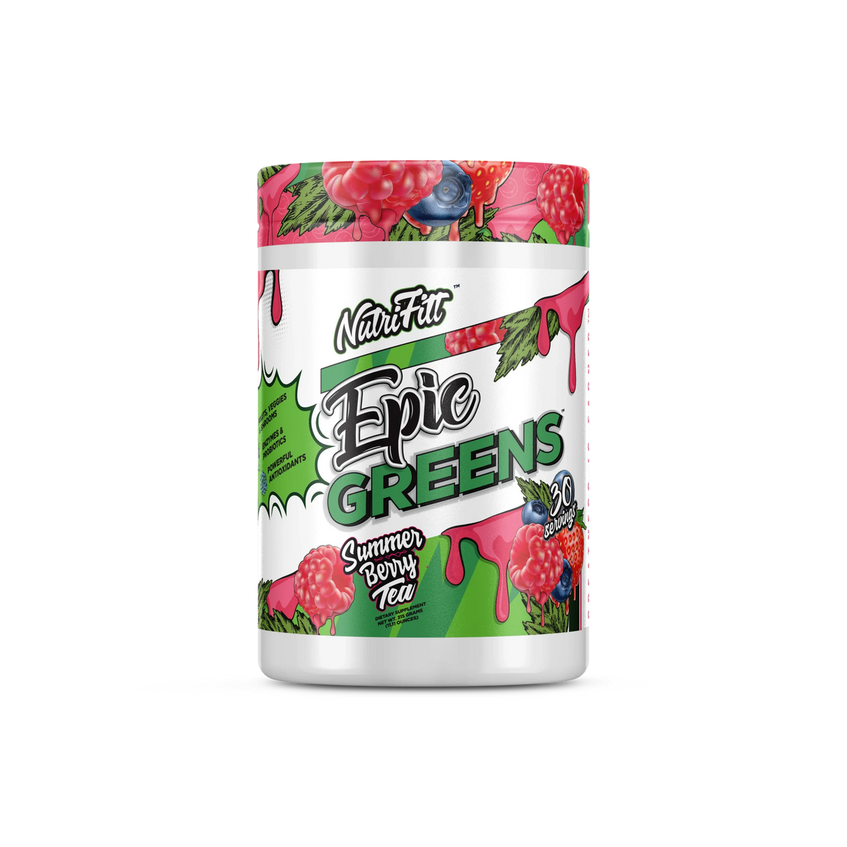 Nutrifitt epic greens 30 servicios creatina Summer Berry Tea Portada