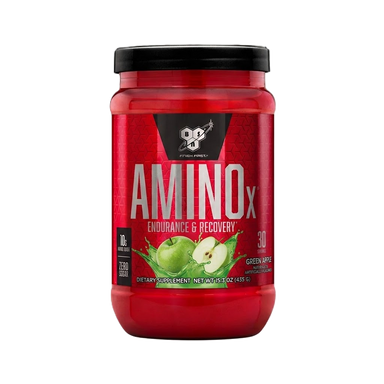 BSN Amino X 30 Servicios. Aminoácidos green apple