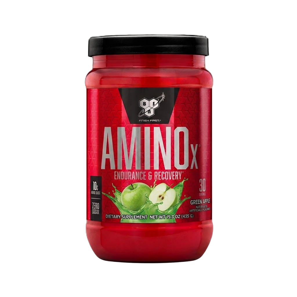 BSN Amino X 30 Servicios. Aminoácidos green apple