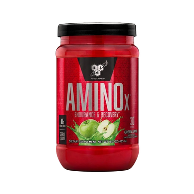 BSN Amino X 30 Servicios. Aminoácidos green apple
