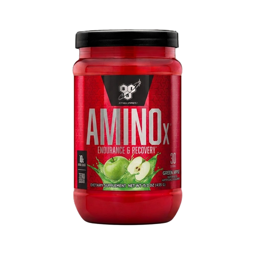 BSN Amino X 30 Servicios. Aminoácidos green apple