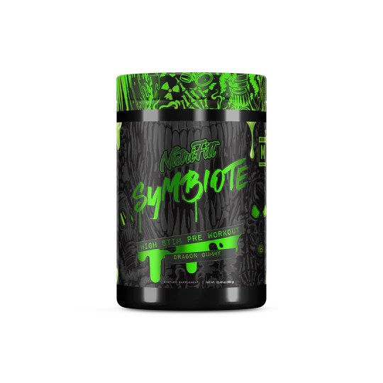 Nutrifitt Symbiote High Stim Pre Entreno 20 Servicios Dragon Gummy