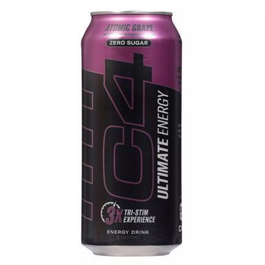 Cellucor C4 Ultimate Energy Drink 16oz 12 pack atomic grape