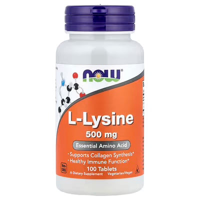 Now Foods L-Lysine 500 Mg 100 Tabs