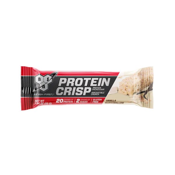 BSN Protein Crisp 12 Barras salted vanilla marshmallow