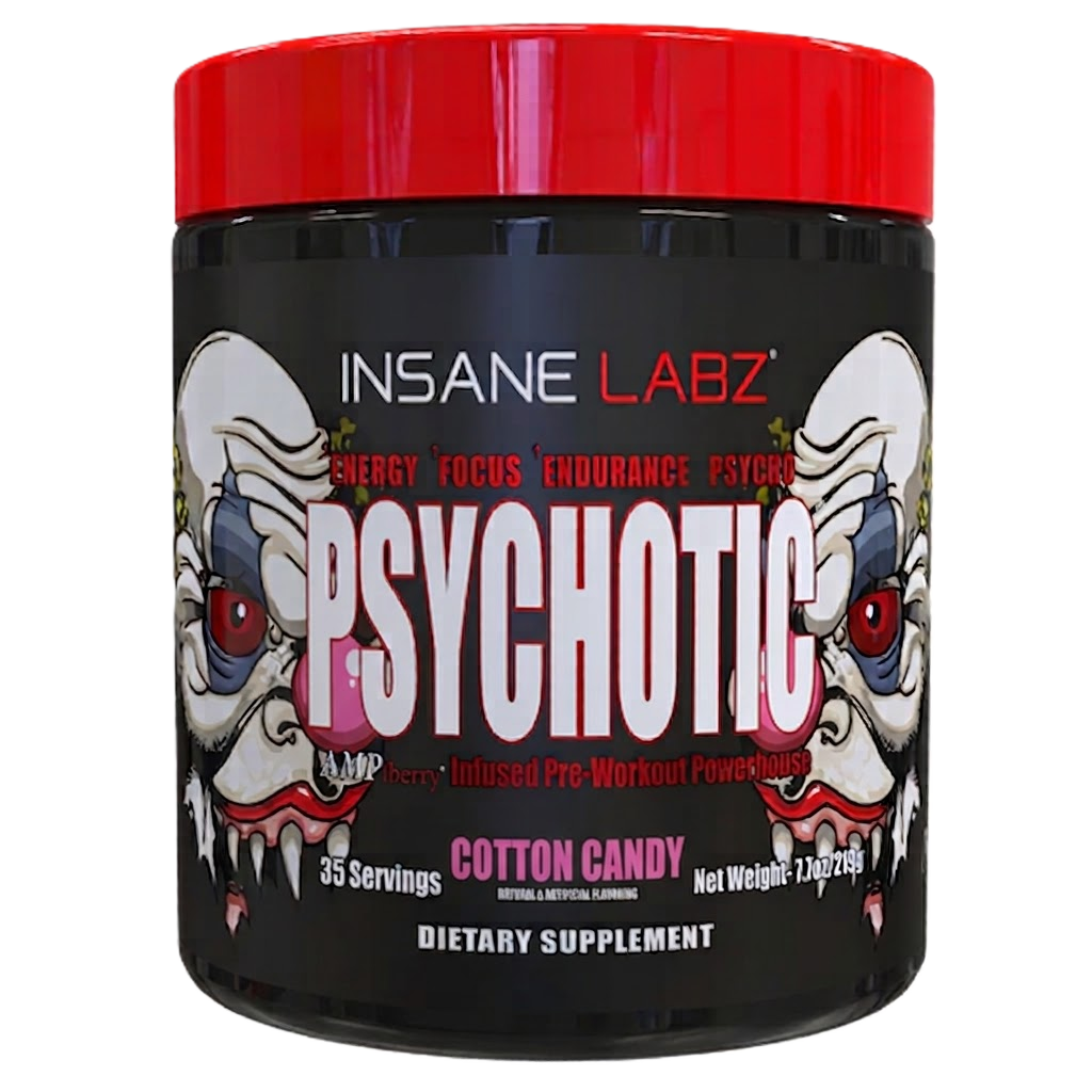 Insane Labz Psychotic Blend Pre Entreno 35 Servicios cotton candy