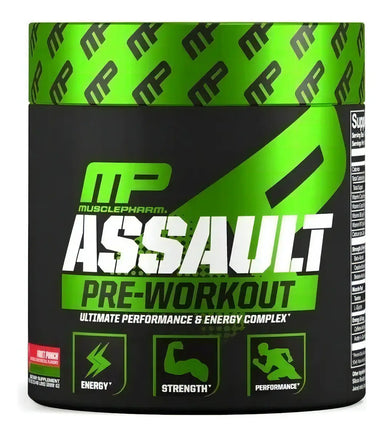 MusclePharm Assault Pre Entreno 30 Servicios Ponche de Frutas
