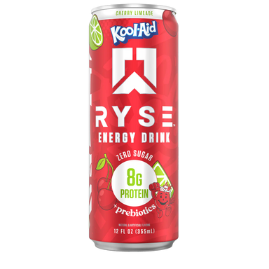 Ryse Energy Drink + Proteina 12 pack cherry Limeade