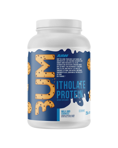 Raw Nutrition Proteina Bum Itholate Protein 1.9 Lbs 25 Servicios milk and cookies