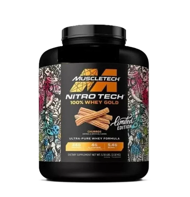 Muscletech Nitrotech Whey Gold 70 servicios 5 libras churro