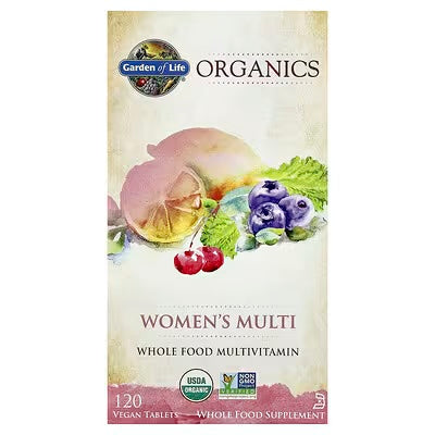 Garden of Life organics Womens Multivitaminico 120 tabs