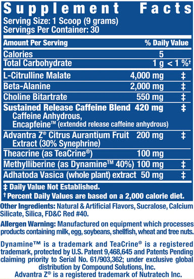 Ronnie Coleman Yeah Buddy Pre Entreno 30 Servicios informacion nutricional