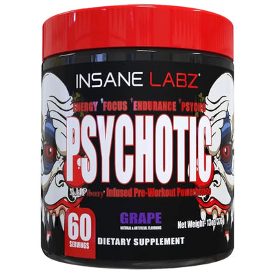 Insane Psychotic Blend Pre entreno 60 Servicios grape