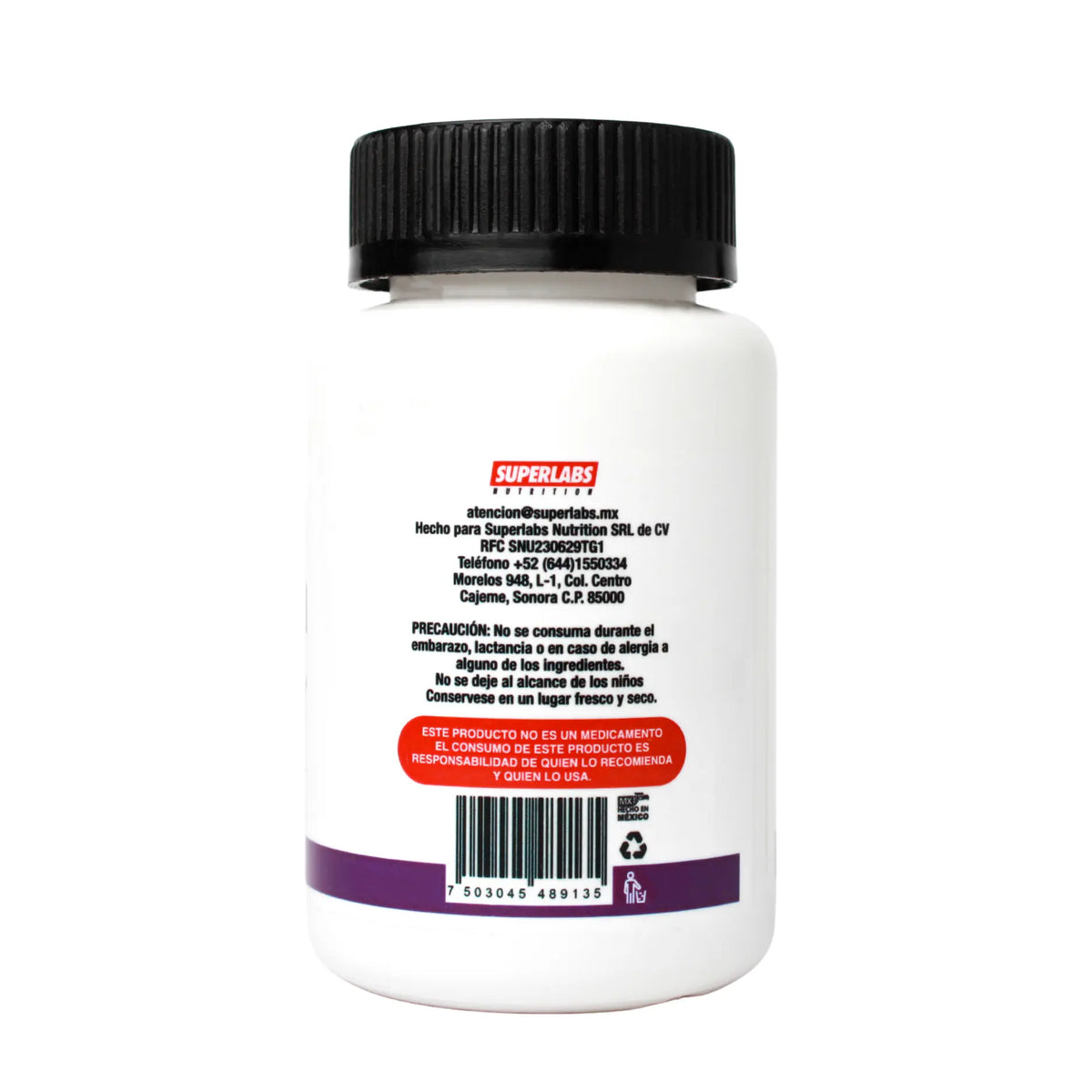 Superlabs Nutrition Melatonina 5mg 100 Capsulas portada 2