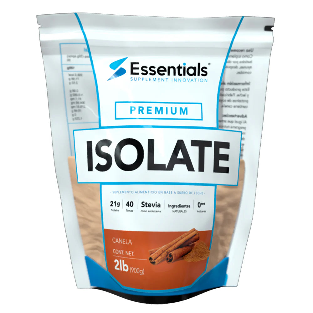 Essentials Isolate Premium 2 Lbs 72 Servicios Canela