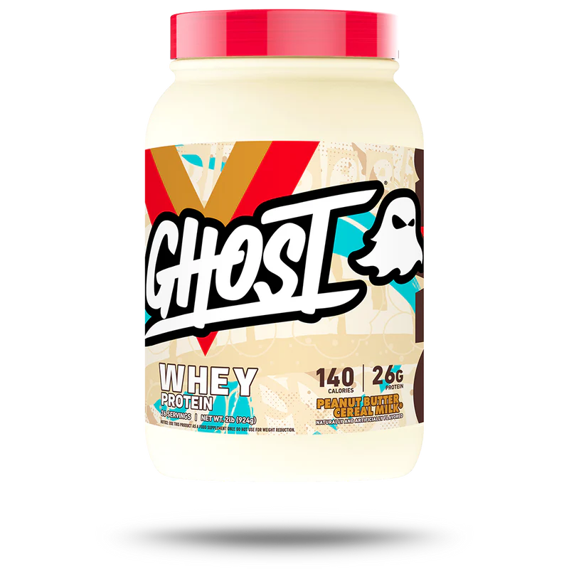 Proteina Ghost Whey 2Lbs 26 Servicios Finaflex Beta Alanina 150 Servicios peanut butter cereal milk