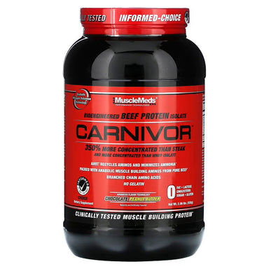 Musclemeds Proteina Carnivor 2 Libras 28 Porciones chocolate peanut butter