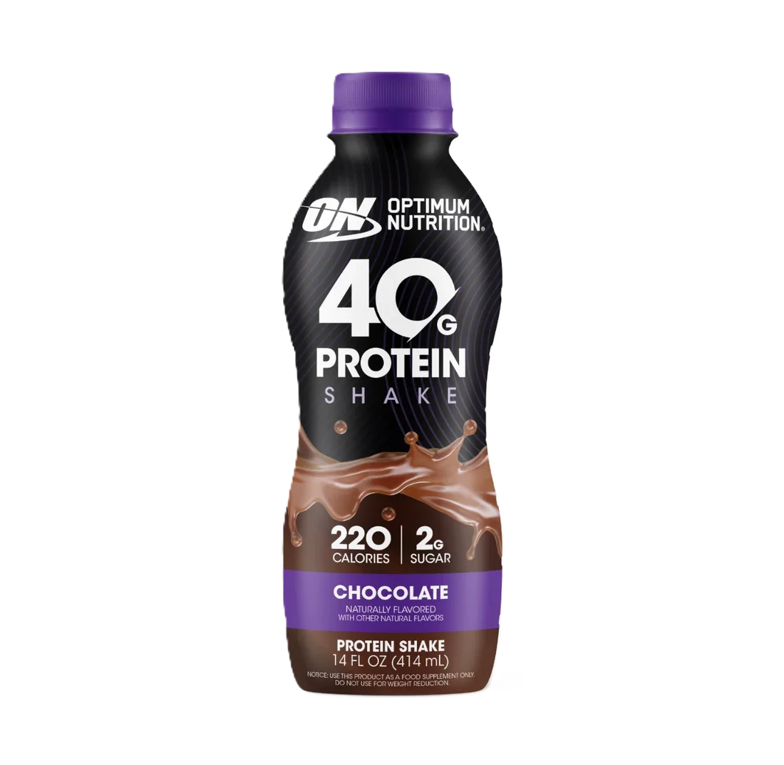 Optimum Nutrition Gold Standard 40 Grs Protein Shake 14Oz 12 Pack Chocolate