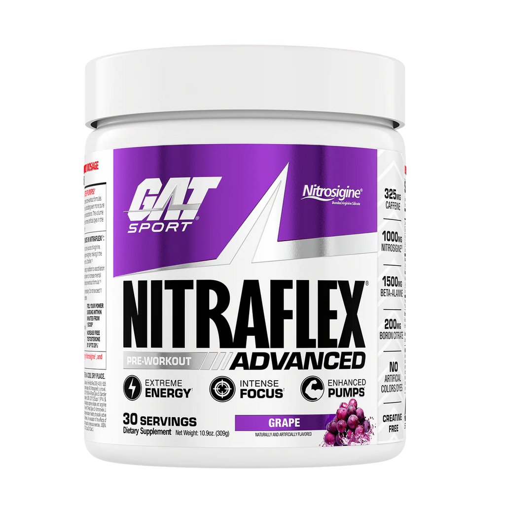 GAT Sport Nitraflex Advance Pre Entreno 30 Servicios uva