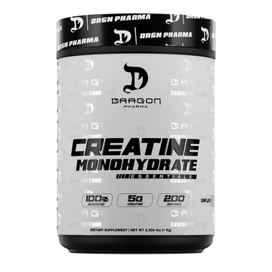 Dragon Pharma Creatina Monohidratada 1Kg 200 Servicios