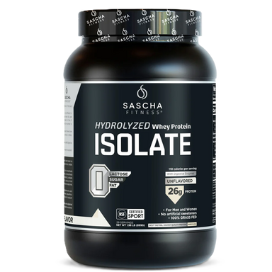 Sascha Fitness Proteina Isolate 2 Lbs 28 Servicios sin sabor